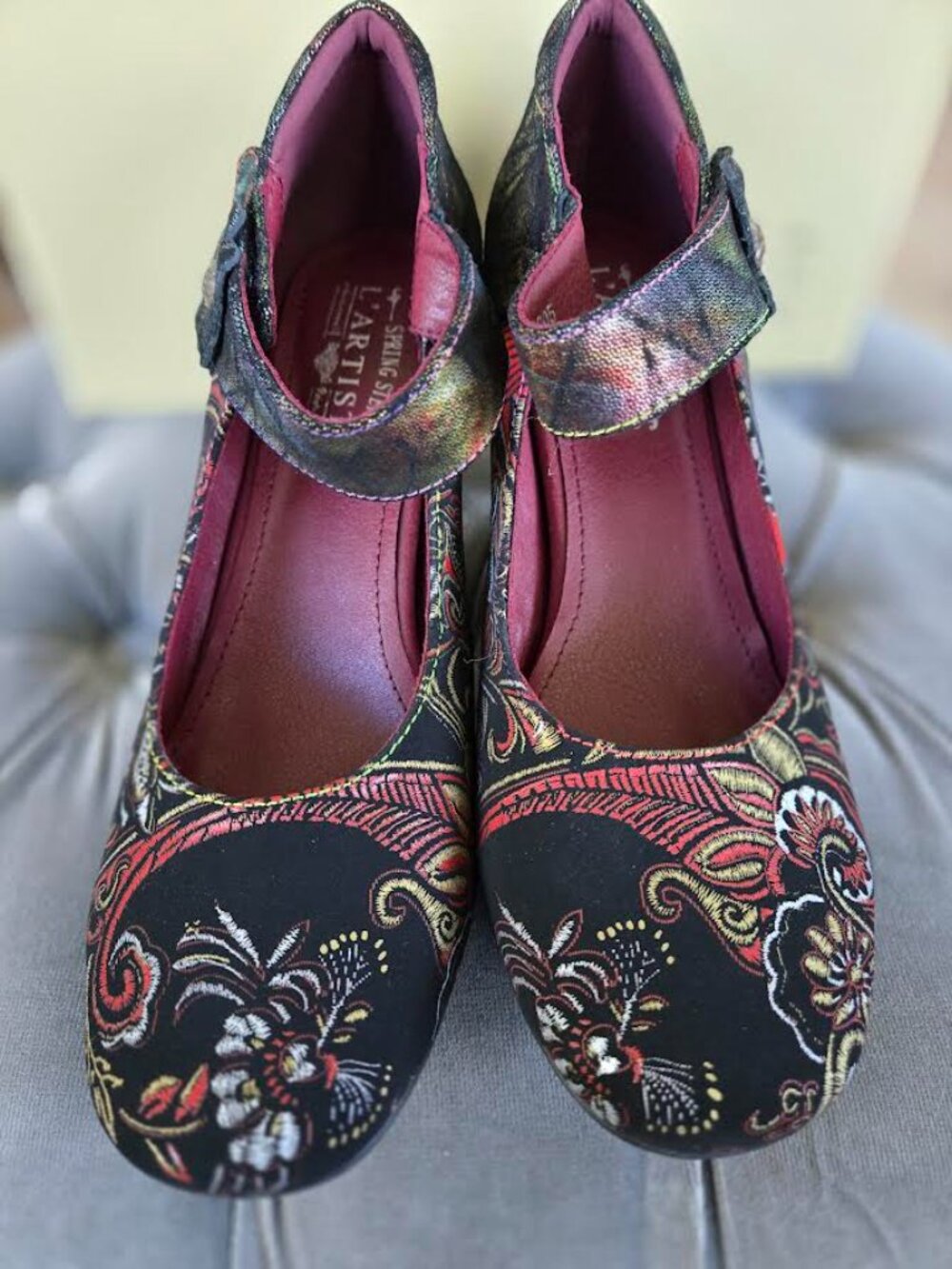 L'Artiste Jeanna Pump Black Multi Size 41 (US 10) - Picture 2 of 3